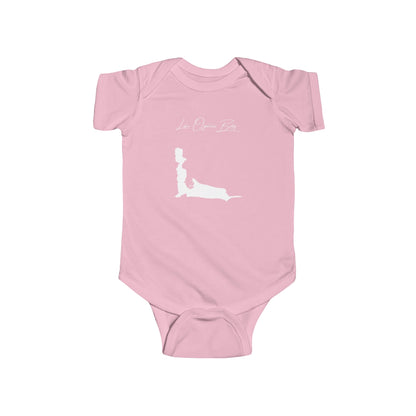 Nebraska  Lake  Ogallala  Onesie  front  position  view  from  front  pink.webp