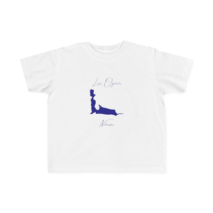 Nebraska  Lake  Ogallala  Toddler  T-shirt  front  position  view  from  front  white.webp