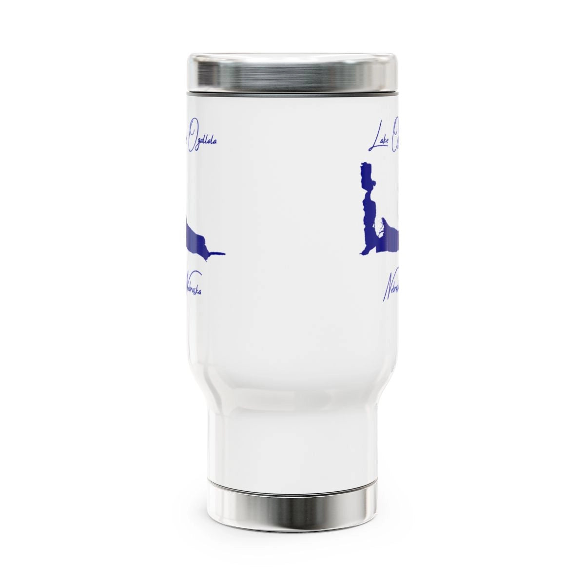 Nebraska  Lake  Ogallala  Travel  Mug  other  position  view  from  front  14oz.webp