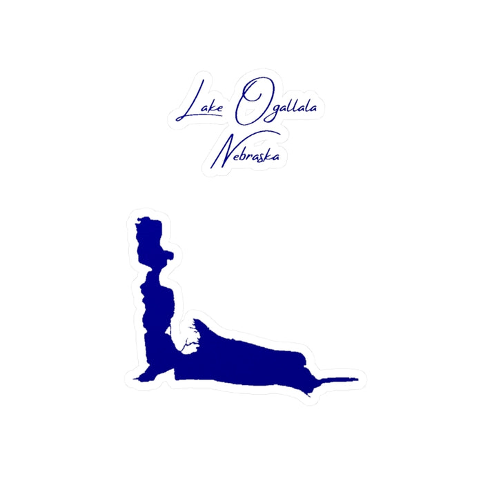Nebraska  Lake  Ogallala  Vinyl  Decal  other  position  view  from  front  4  x  6.webp