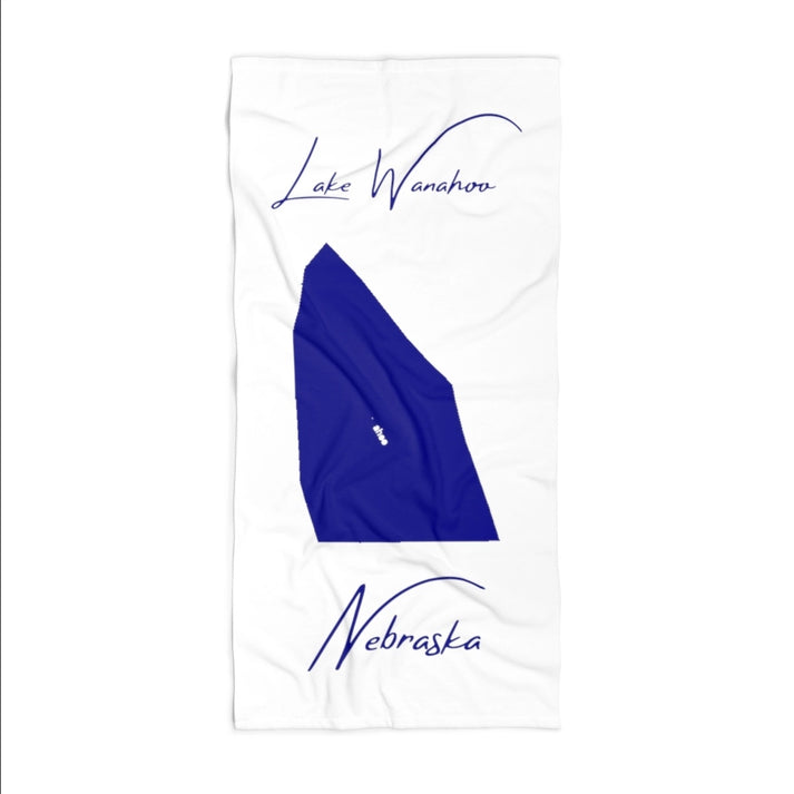 Nebraska  Lake  Wanahoo  Beach  Towel  front  position  view  from  front  36  x  72.webp