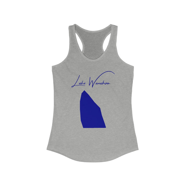 Nebraska  Lake  Wanahoo  Racerback-Tank  front  position  view  from  front  heather  grey.webp