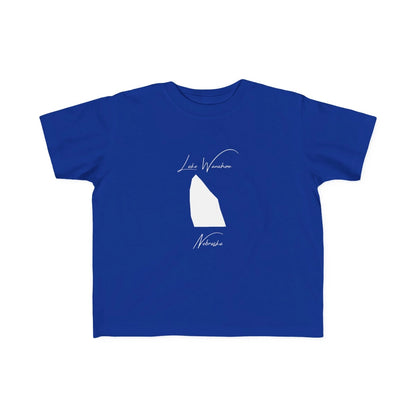 Nebraska  Lake  Wanahoo  Toddler  T-shirt  front  position  view  from  front  royal.webp