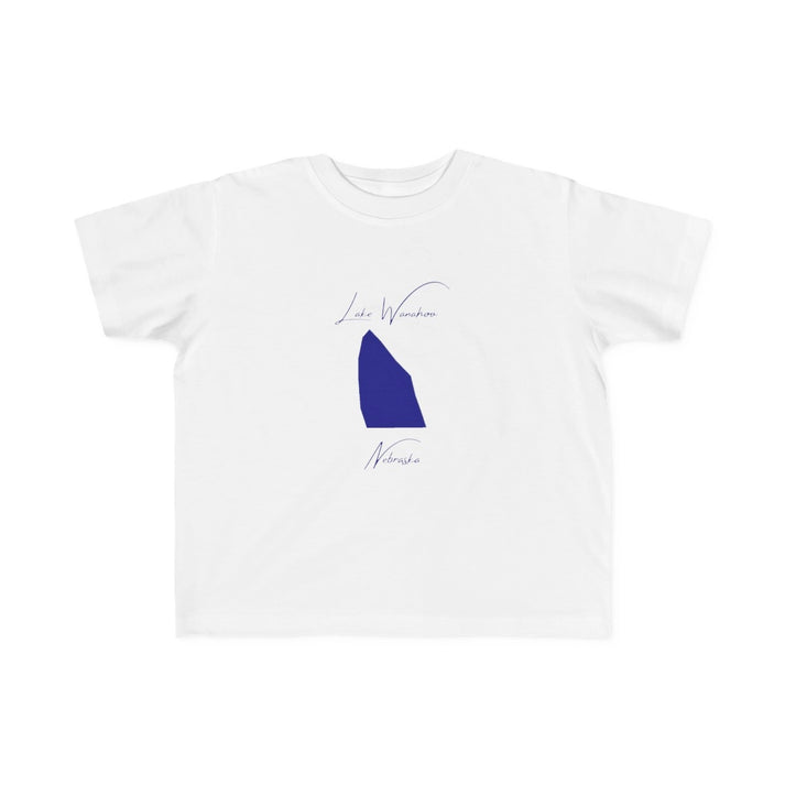 Nebraska  Lake  Wanahoo  Toddler  T-shirt  front  position  view  from  front  white.webp