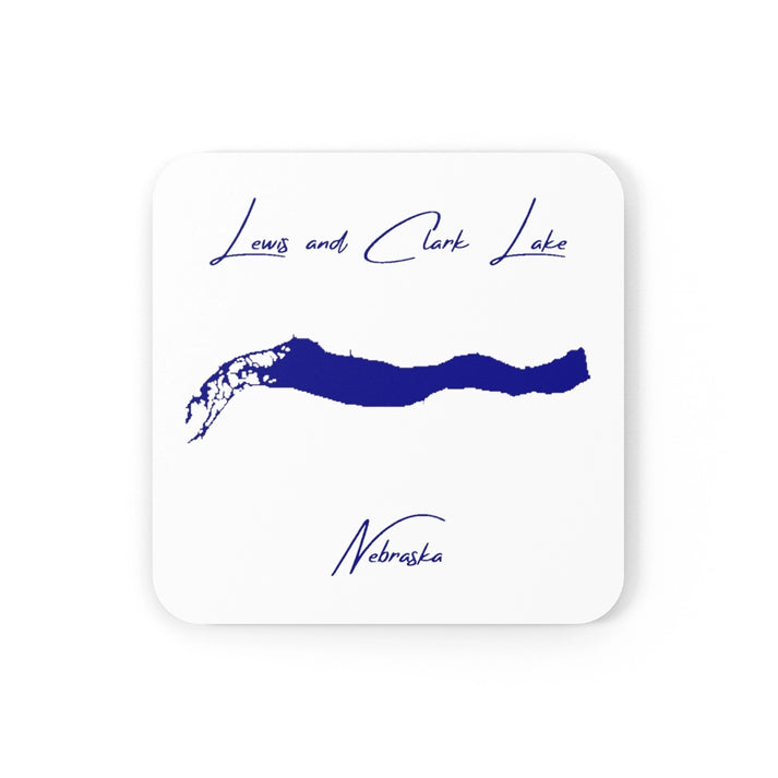 Nebraska  Lewis  and  Clark  Lake  Coaster  Set  front  position  view  from  front  3.75  x  3.75.webp