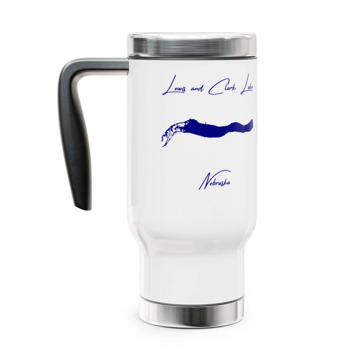 Nebraska  Lewis  and  Clark  Lake  Travel  Mug  other  position  view  from  left  14oz.webp