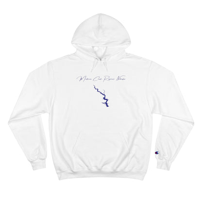 Nebraska  Medicine  Creek  Reservoir  Hoodie  front  position  view  from  front  white.webp