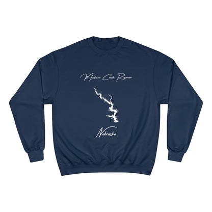 Nebraska  Medicine  Creek  Reservoir  Sweatshirt  front  position  view  from  front  navy.webp