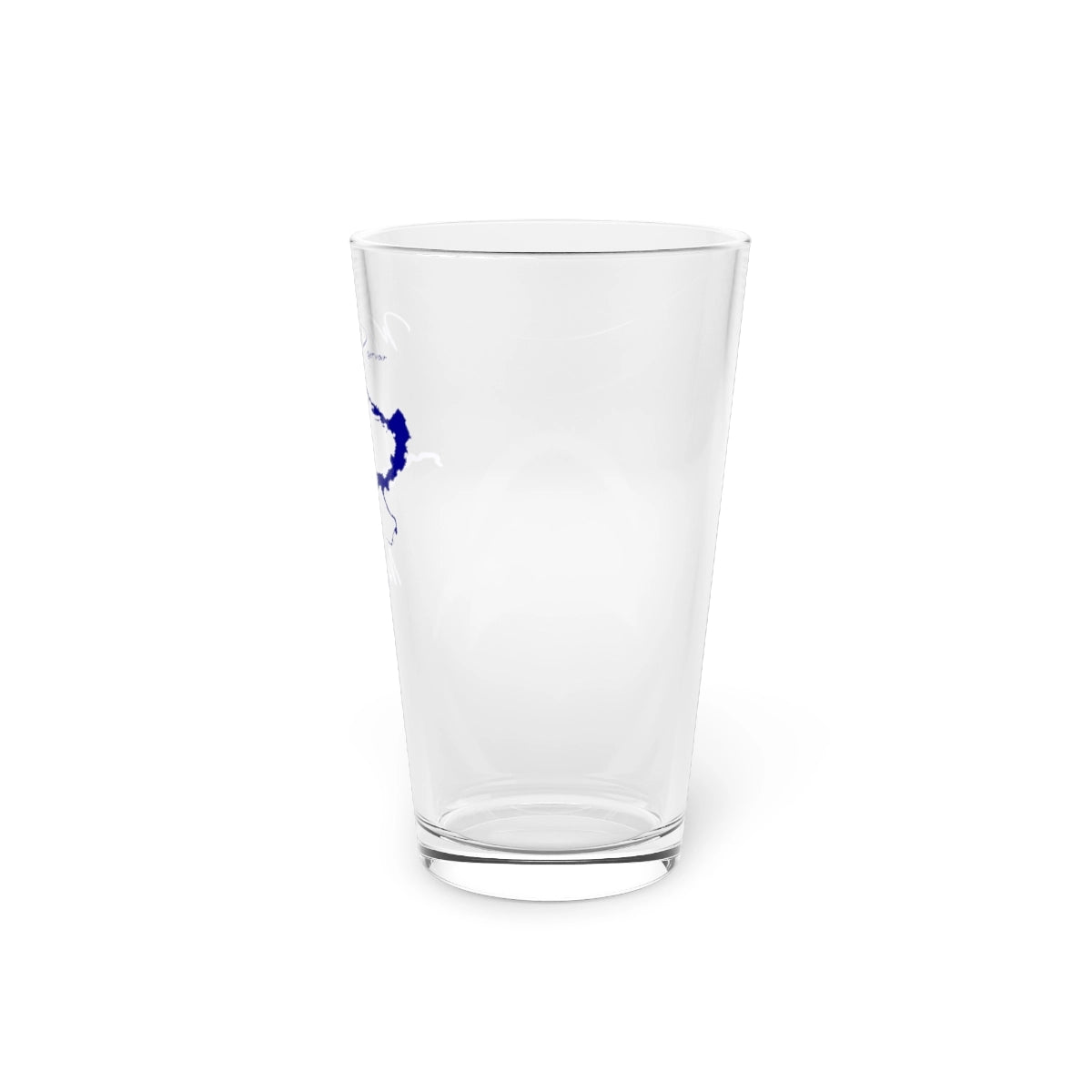 Nebraska  Merritt  Reservoir  16oz  Pint  Glass  front  position  view  from  right  16oz.webp