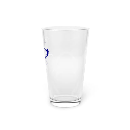 Nebraska  Merritt  Reservoir  16oz  Pint  Glass  front  position  view  from  right  16oz.webp