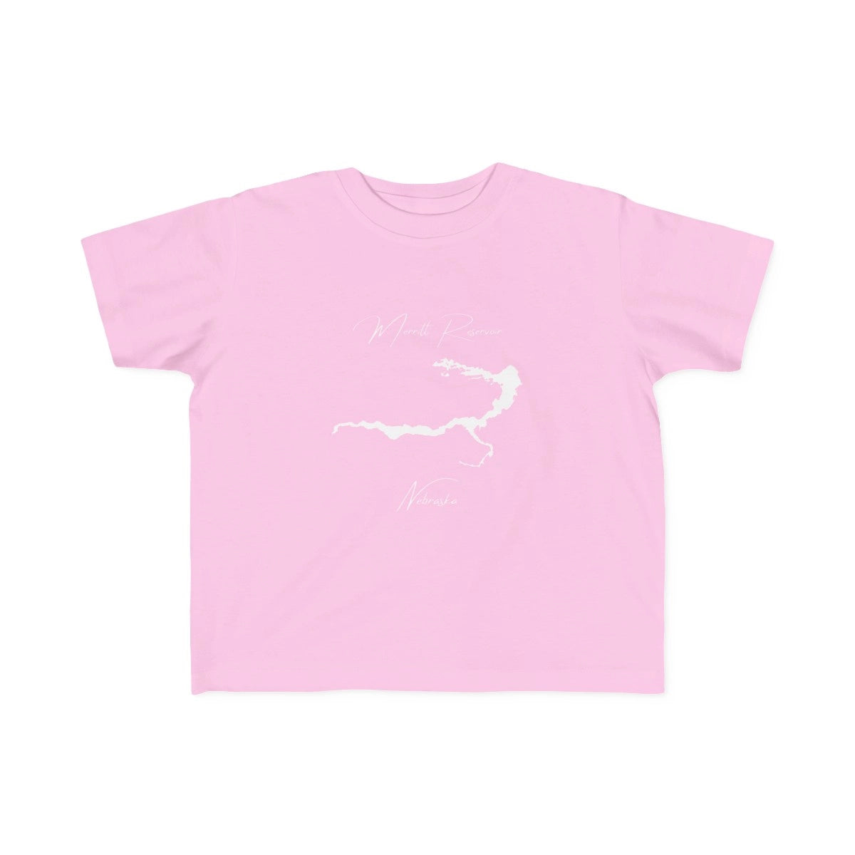 Nebraska  Merritt  Reservoir  Toddler  T-shirt  front  position  view  from  front  pink.webp