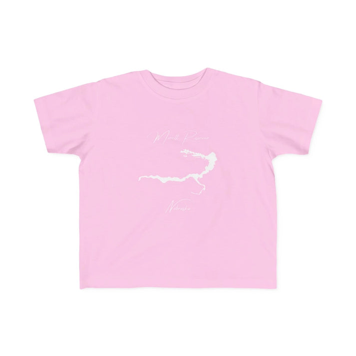Nebraska  Merritt  Reservoir  Toddler  T-shirt  front  position  view  from  front  pink.webp