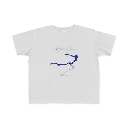 Nebraska  Merritt  Reservoir  Toddler  T-shirt  front  position  view  from  front  silver.webp