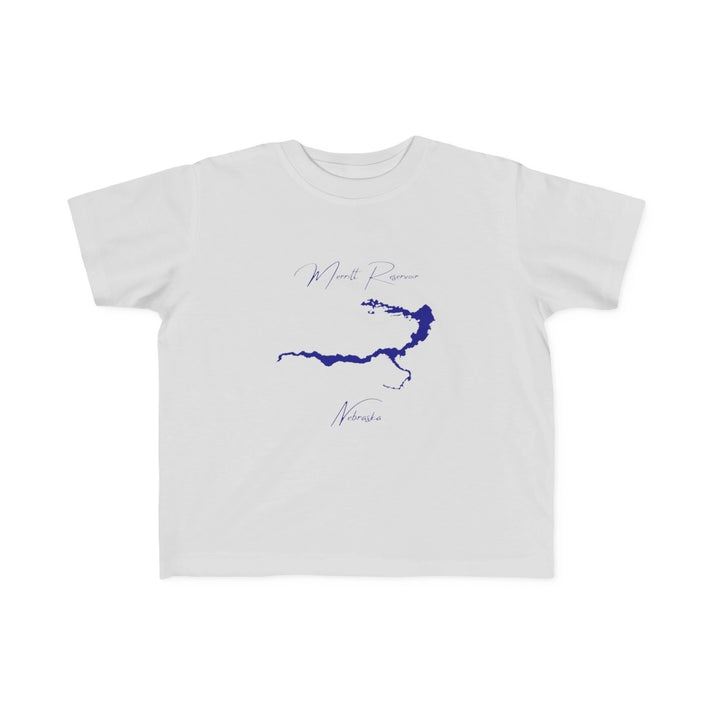 Nebraska  Merritt  Reservoir  Toddler  T-shirt  front  position  view  from  front  silver.webp