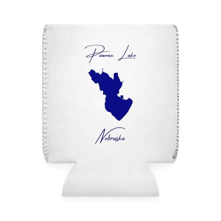 Nebraska  Pawnee  Lake  Can  Koozie  front  position  view  from  front-1  white.webp