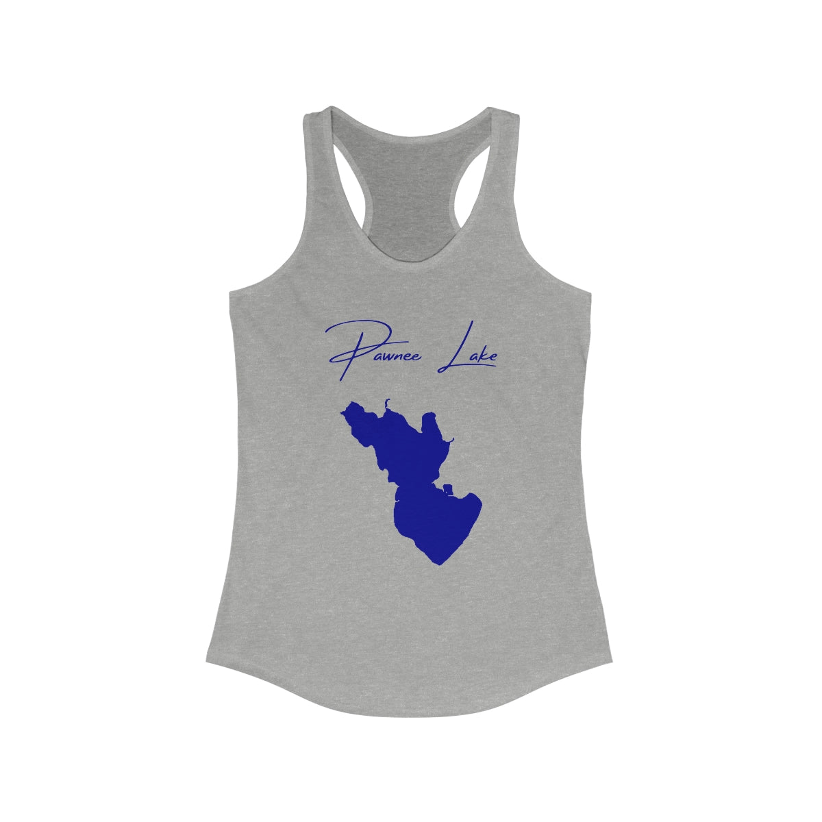 Nebraska  Pawnee  Lake  Racerback-Tank  front  position  view  from  front  heather  grey.webp