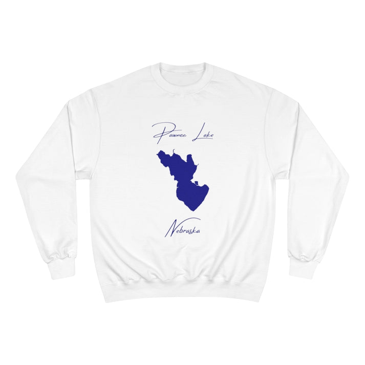 Nebraska  Pawnee  Lake  Sweatshirt  front  position  view  from  front  white.webp