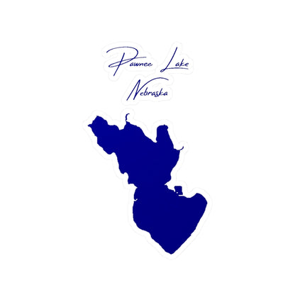 Nebraska  Pawnee  Lake  Vinyl  Decal  other  position  view  from  front  4  x  6.webp