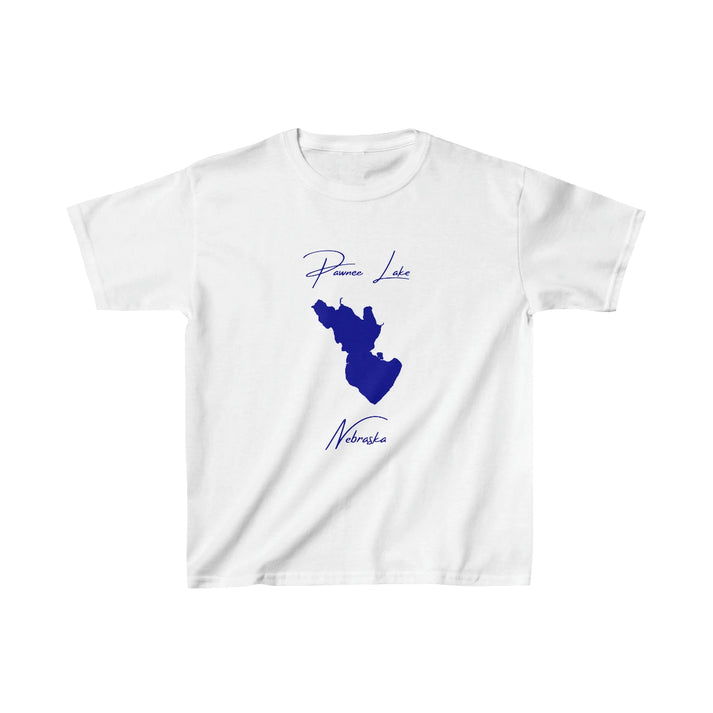 Nebraska  Pawnee  Lake  Youth  T-shirt  front  position  view  from  front  white.webp