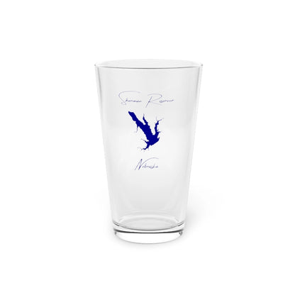 Nebraska  Sherman  Reservoir  16oz  Pint  Glass  front  position  view  from  front  16oz.webp