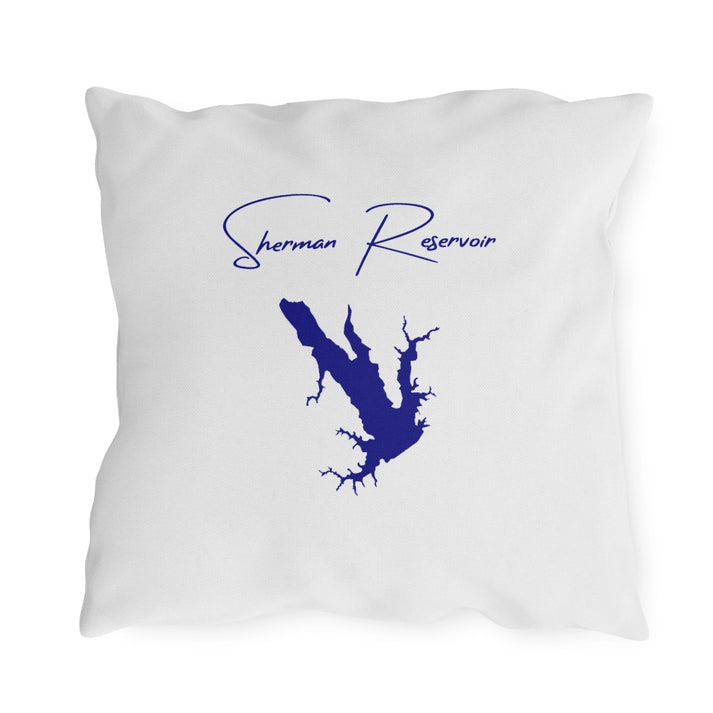 Nebraska  Sherman  Reservoir  Outdoor  Pillow  back  position  view  from  back  18  x  18.webp