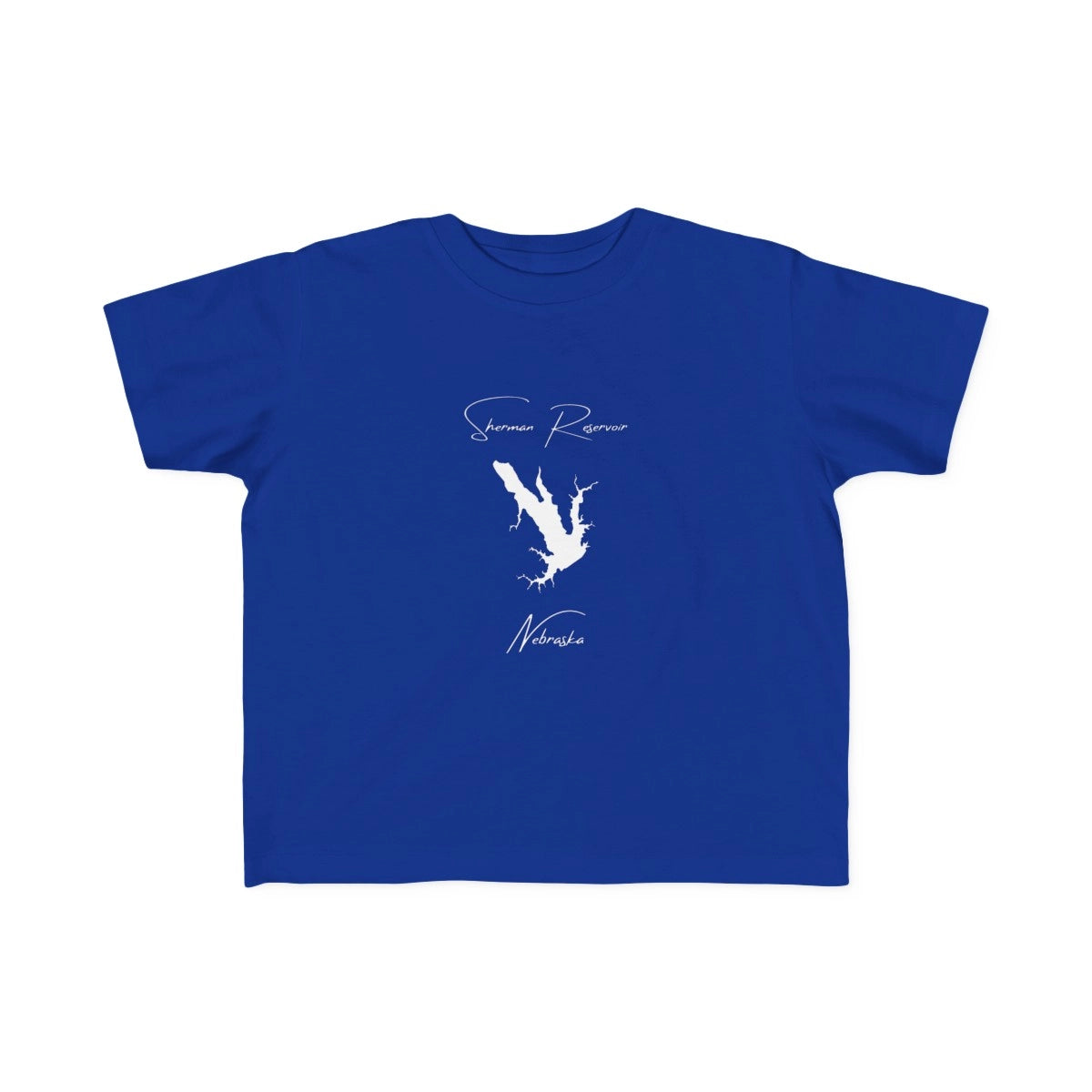 Nebraska  Sherman  Reservoir  Toddler  T-shirt  front  position  view  from  front  royal.webp
