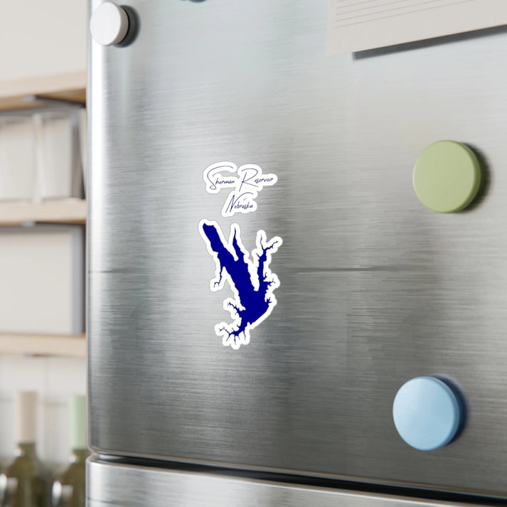 Nebraska  Sherman  Reservoir  Vinyl  Decal  other  position  view  from  context-2  4  x  6.webp