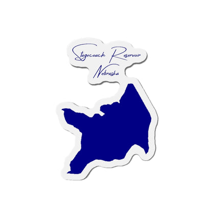 Nebraska  Stagecoach  Reservoir  Die  Cut  Magnet  front  position  view  from  front  4  x  4.webp