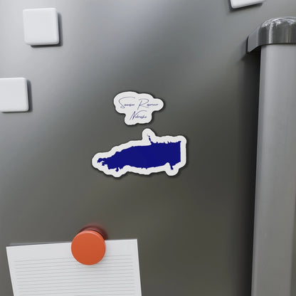 Nebraska  Swanson  Reservoir  Die  Cut  Magnet  front  position  view  from  context-1  4  x  4.webp