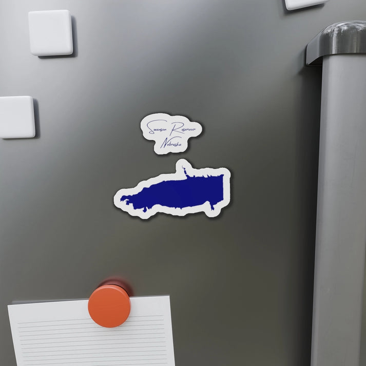 Nebraska  Swanson  Reservoir  Die  Cut  Magnet  front  position  view  from  context-1  4  x  4.webp