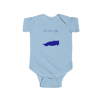 Nebraska  Swanson  Reservoir  Onesie  front  position  view  from  front  light  blue.webp