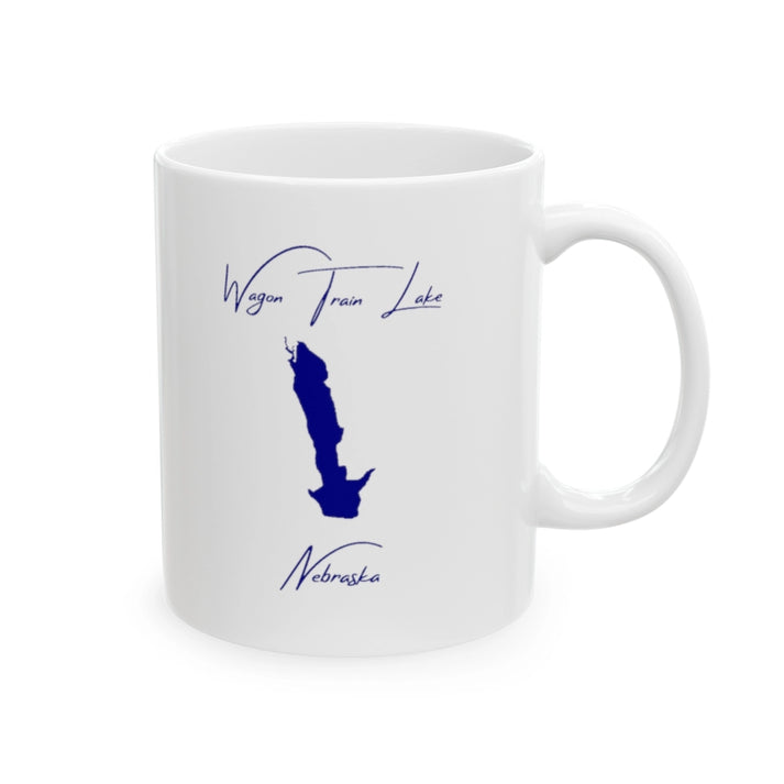 Nebraska  Wagon  Train  Lake  Ceramic  Mug  other  position  view  from  right  11oz.webp
