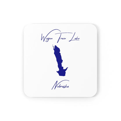 Nebraska  Wagon  Train  Lake  Coaster  Set  front  position  view  from  front  3.75  x  3.75.webp