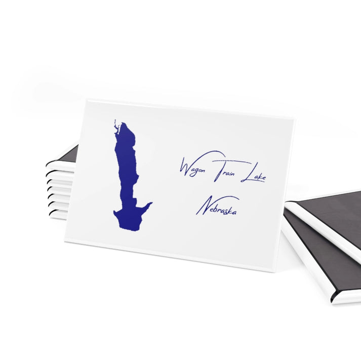 Nebraska  Wagon  Train  Lake  Magnet  front  position  view  from  set  2  x  3.webp