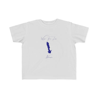 Nebraska  Wagon  Train  Lake  Toddler  T-shirt  front  position  view  from  front  silver.webp