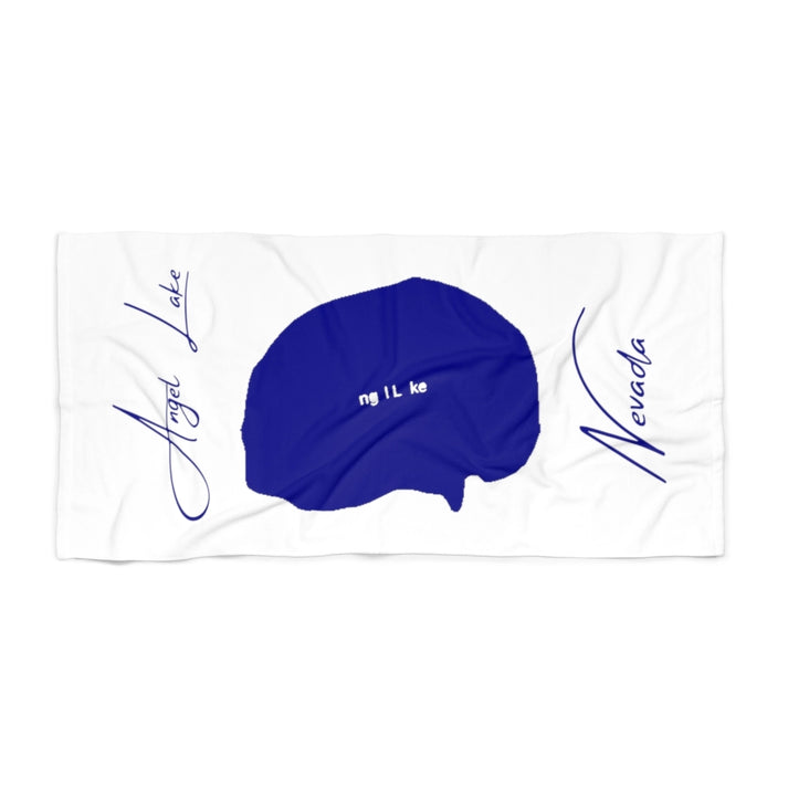 Nevada  Angel  Lake  Beach  Towel  front  position  view  from  front  36  x  72.webp