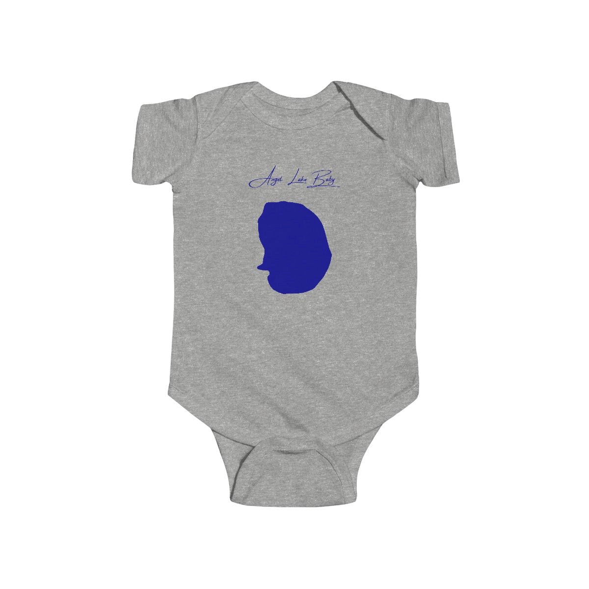 Nevada  Angel  Lake  Onesie  front  position  view  from  front  heather.webp