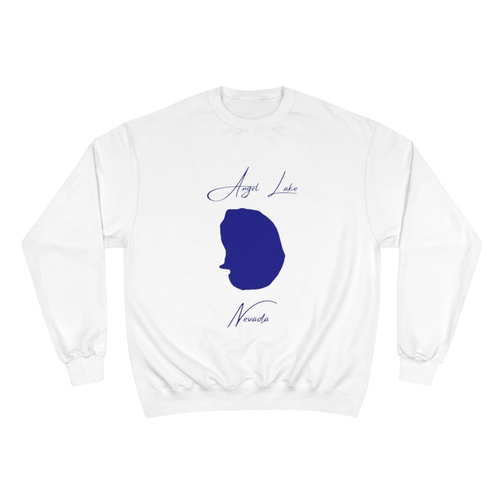 Nevada  Angel  Lake  Sweatshirt  front  position  view  from  front  white.webp