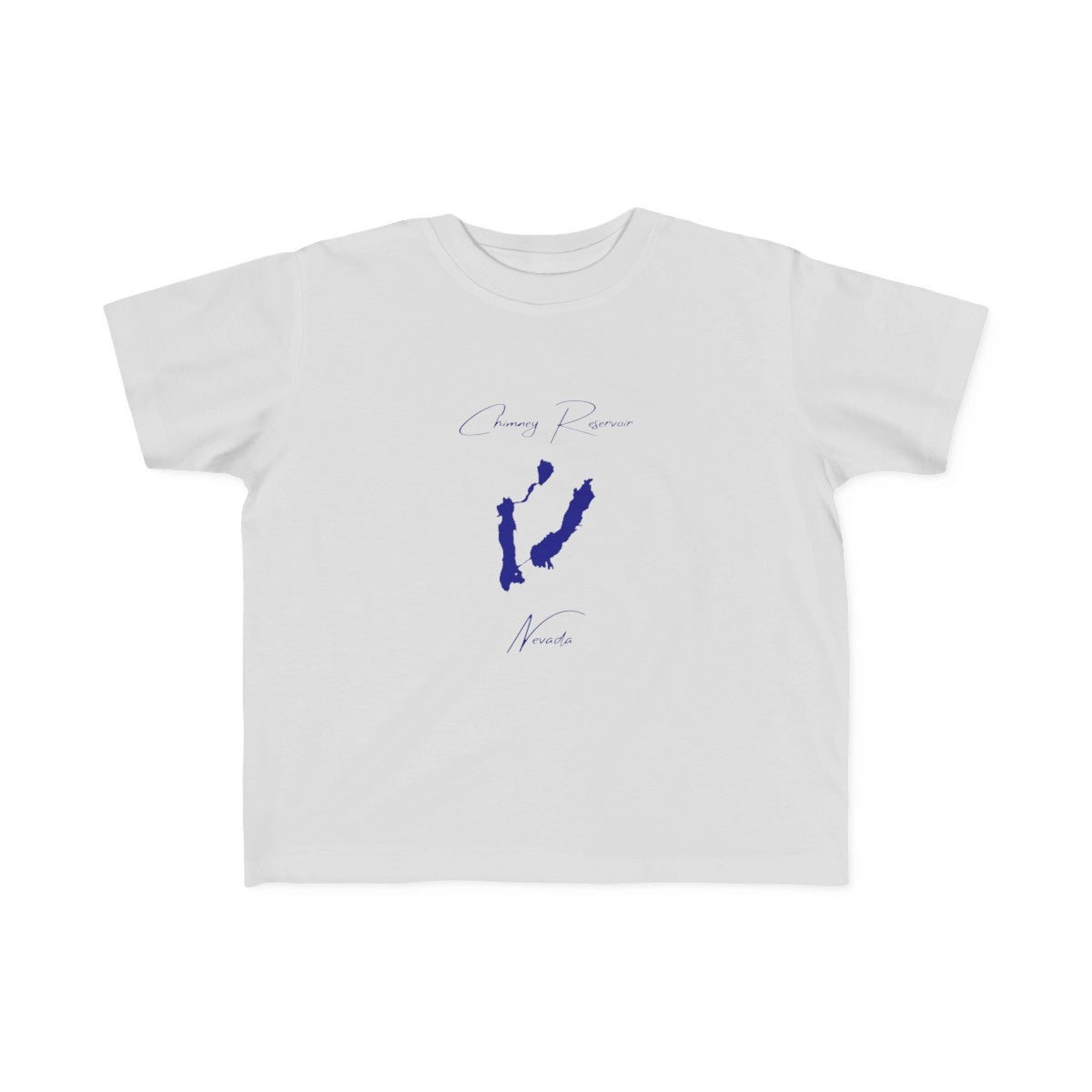 Nevada  Chimney  Reservoir  Toddler  T-shirt  front  position  view  from  front  silver.webp