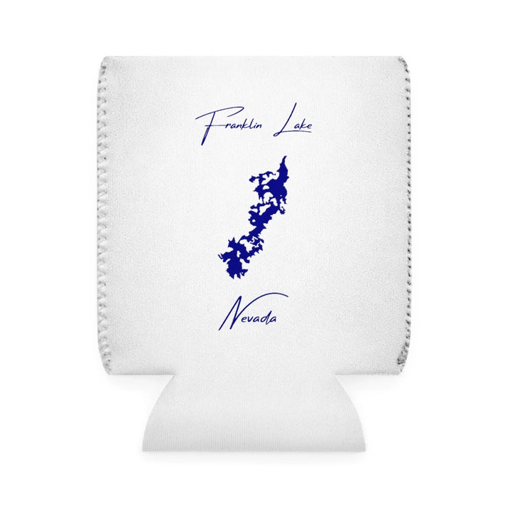 Nevada  Franklin  Lake  Can  Koozie  front  position  view  from  front-1  white.webp