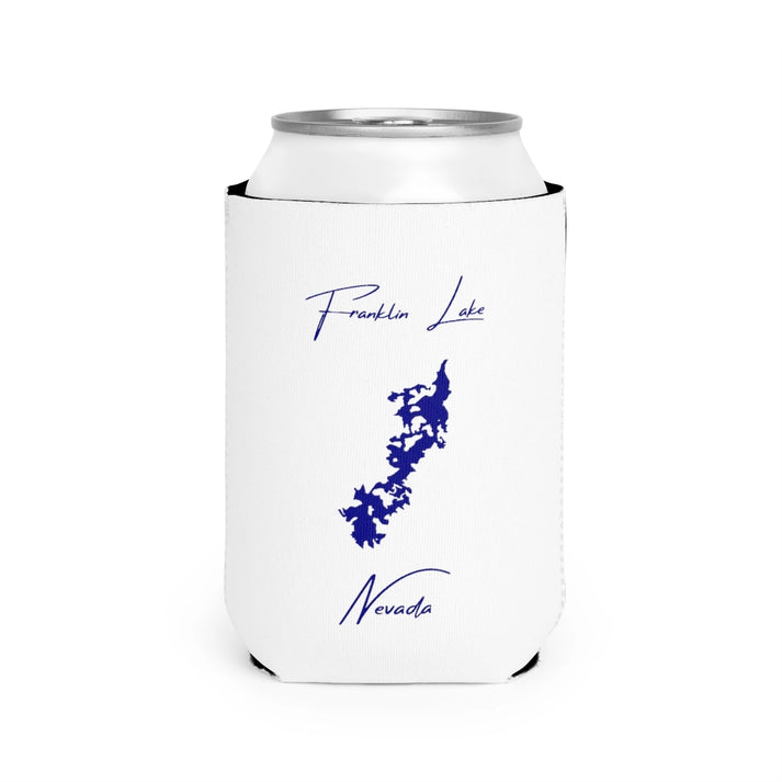 Nevada  Franklin  Lake  Can  Koozie  front  position  view  from  front-2  white.webp