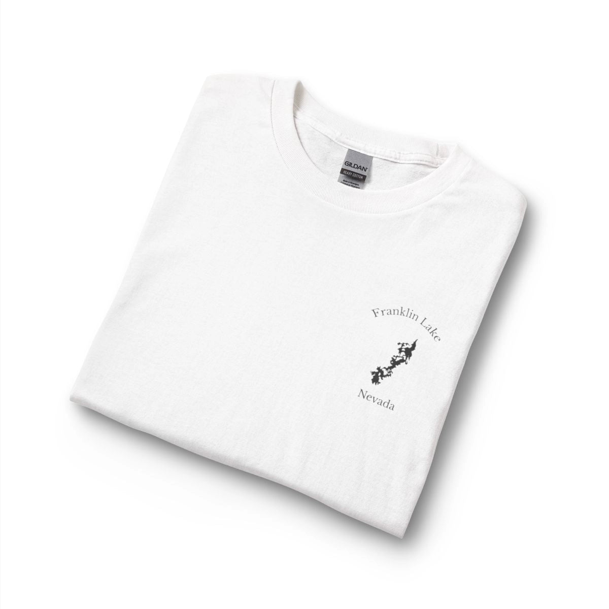 Nevada  Franklin  Lake  Long  Sleeve  Fishing  T-shirt  other  position  view  from  folded  white.webp
