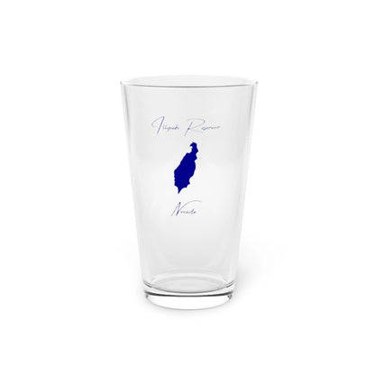 Nevada  Illipah  Reservoir  16oz  Pint  Glass  front  position  view  from  front  16oz.webp