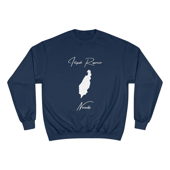 Nevada  Illipah  Reservoir  Sweatshirt  front  position  view  from  front  navy.webp