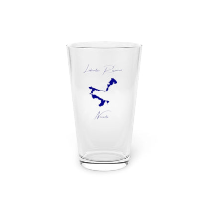 Nevada  Lahontan  Reservoir  16oz  Pint  Glass  front  position  view  from  front  16oz.webp