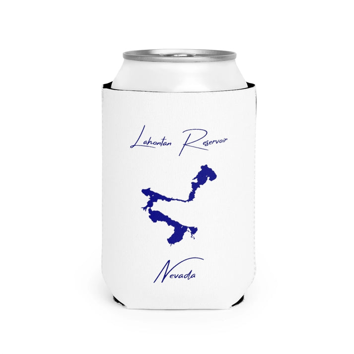 Nevada  Lahontan  Reservoir  Can  Koozie  front  position  view  from  front-2  white.webp