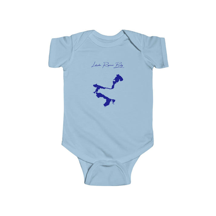 Nevada  Lahontan  Reservoir  Onesie  front  position  view  from  front  light  blue.webp