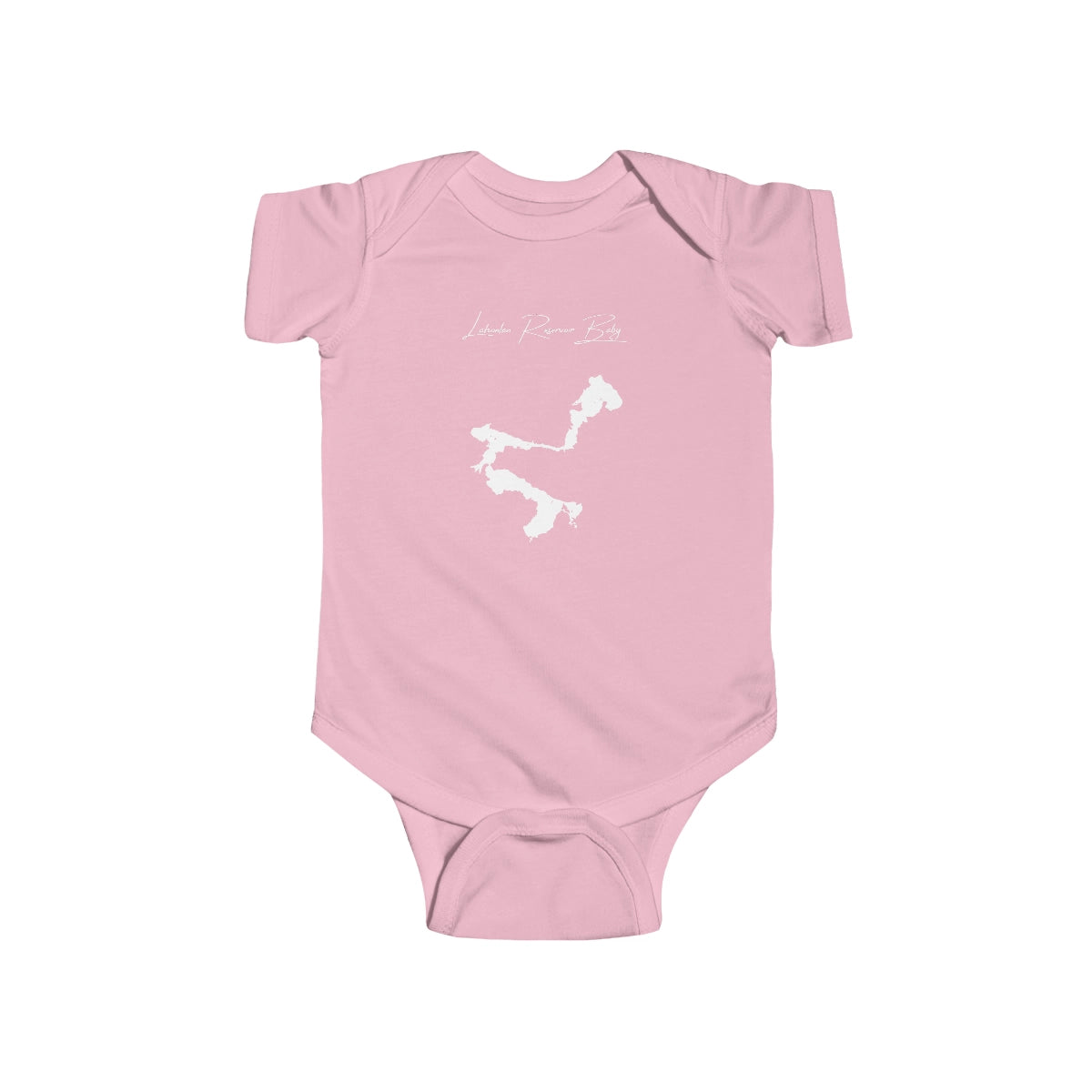 Nevada  Lahontan  Reservoir  Onesie  front  position  view  from  front  pink.webp
