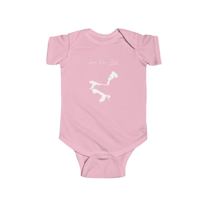 Nevada  Lahontan  Reservoir  Onesie  front  position  view  from  front  pink.webp