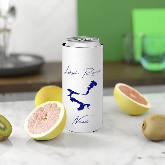 Nevada  Lahontan  Reservoir  Slim  Can  Koozie  front  position  view  from  context-2  white.webp